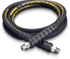 10 ft., Heavy-duty Rubber High Pressure Hydraulic Hose, .38 in. Internal Diameter