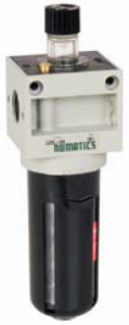 FlexiBlok Series Air Line Lubricator, 1/4 Inch Ports, 30 SCFM Flow Rating, Metal Bowl