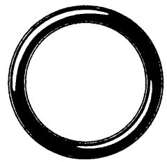 70 Durometer Buna-N O-Ring,  Inch OD, 7/8 Inch ID, 0.10 Inch Width