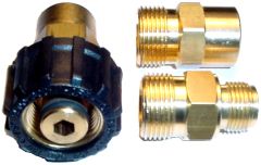 Pressure Washer Adapter, PRESSURE-PRO 3/8 FNPT X 22MM MALE ADPT