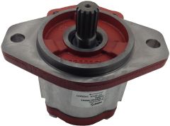2.5PB Series Aluminum Gear Pump, 1.53 cu in/rev, 2-Bolt SAE B Mounting Flange, 7/8 13T Splined SAE B Shaft, SAE -16 Side Inlet, SAE -12 Side Outlet, CW Rotation