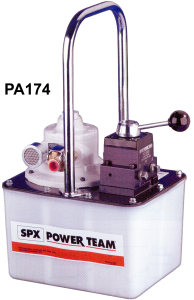 PA17 Series Air-Driven 2-Speed Pump, SPX POWERTEAM AIR-DRIVEN HYDRAULIC PUMP., 2-Gallon Reservoir