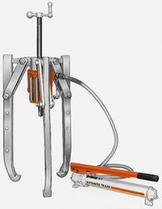 Hydraulic Puller, 30 Ton, , Includes RT302 center-hole Power-Twin® cylinder &  Hand Pump