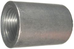 Schedule 40 Steel Pipe Coupling,  Female NPT, 2.00 Inch Long