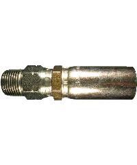 Steel Crimp 3903/7903 Swage Fitting, 1/8-27 Male NPT Swivel, -02 Hose, Straight