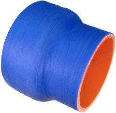 Silicone Reducer, Blue, 3 x 3-1/2 Inch, 3.00 Inch Long