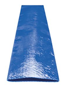 PVC Water Discharge Blue Layflat Hose, 4 in Inch ID, Up To 70.00 PSI