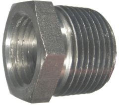 Malleable Iron Pipe Fitting, 1 x 1/4 Inch Hex Bushing