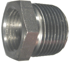 Malleable Iron Pipe Fitting, 1-1/4 x 1/4 Inch Hex Bushing