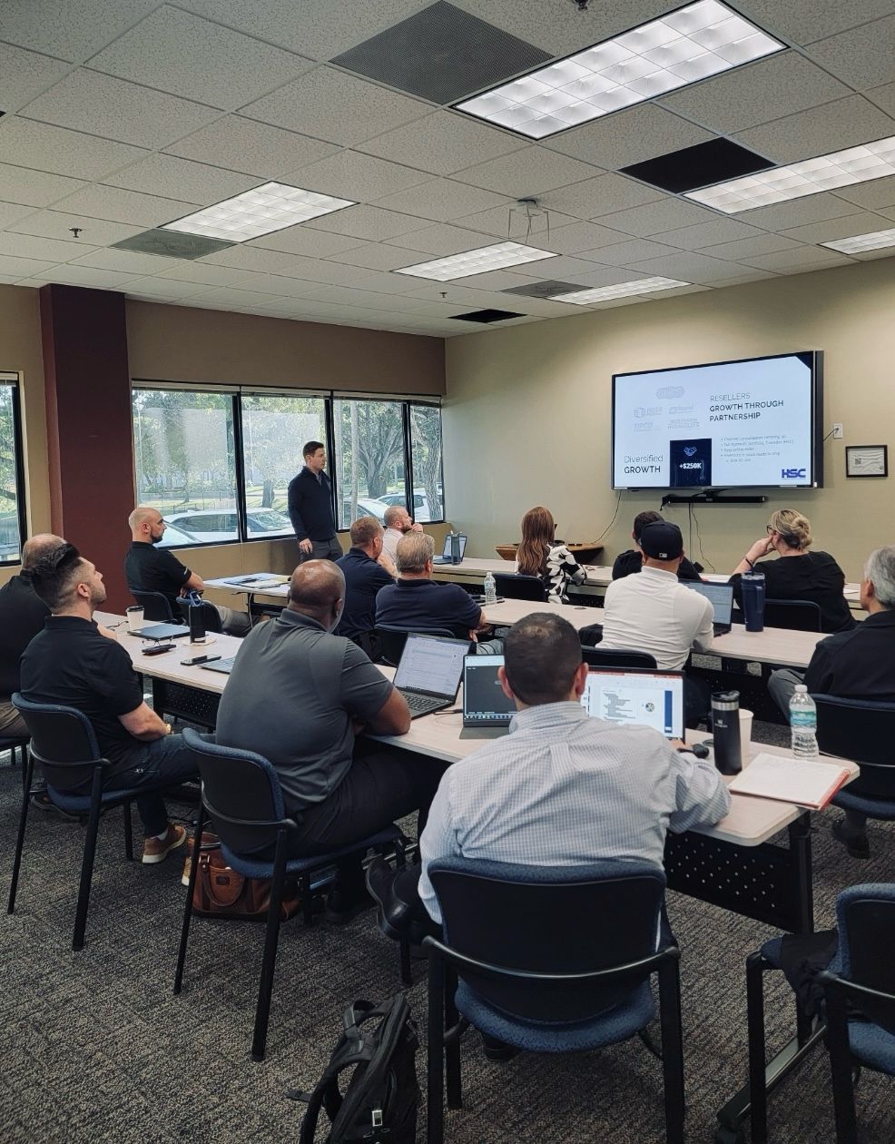 Region 6 managers in meeting