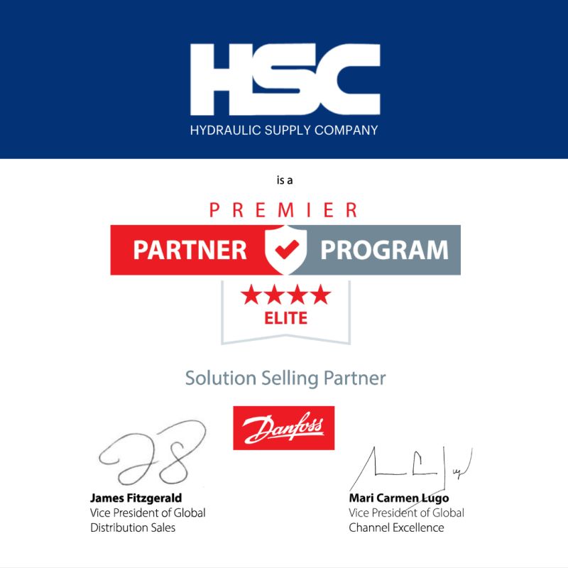 HSC Danfoss Premier Elite Partner certificate