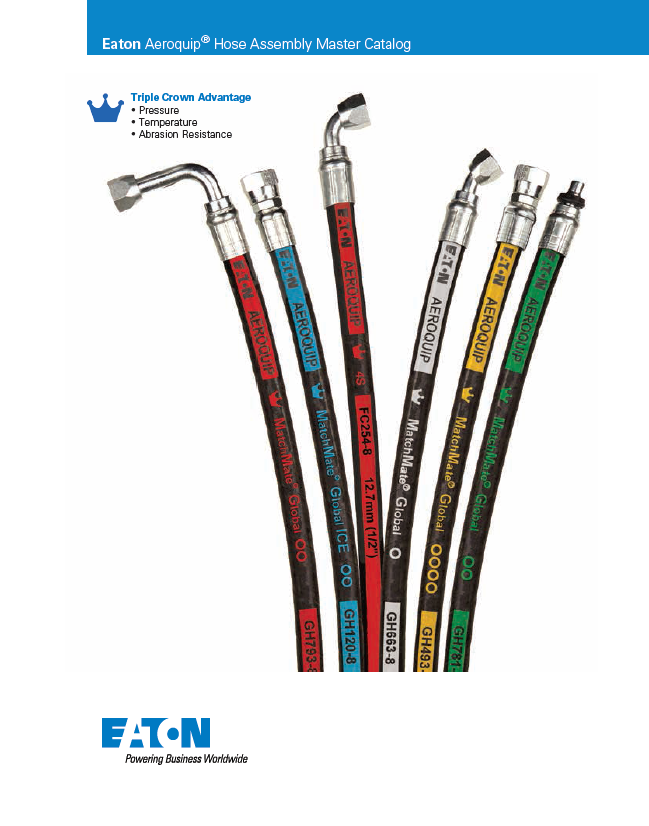 Eaton Aeroquip Hose Master Catalog Hydraulic Supply Company